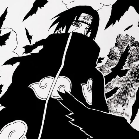 𝗥𝗲𝗽𝗼𝘀𝘁 𝗼𝗻𝗹𝘆 𝘄𝗶𝘁𝗵 𝗰𝗿𝗲𝗱𝗶𝘁𝘀. ㅤ| #itachi#uchiha#itachiuchiha#itachimanga#naruto#mangaicon Naruto Itachi Uchiha, Naruto Itachi, Uchiha Itachi, Itachi Uchiha, Naruto, Anime, White, Black