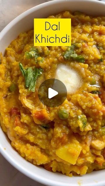 126K views · 4.1K likes | Shilpi Sharma on Instagram: "Dal Kichdi is one of the best comfort foods. Try it with some pickle or papads by the side for best taste experience.  Step-by-step recipe: •Take 1 cup rice and 1 /4 cup moong Dal& 1/4 cup tuvar dal. Rinse and soak in water. • pressure cook for 3 whistle Heat 3 tbsp ghee Add 1 tsp cumin seeds & 1 tsp ajwain and let them sizzle. • Add 2 tbsp chopped garlic and Fry for few seconds. • Add 2 chopped onions and 2 green chillies. Fry for 2-3 minutes. Add 1 chopped tomato and mix. • Add salt and masala cook for two minutes. Add 1/2 tsp turmeric powder, 1 tsp red chilli powder and 1/2 tsp coriander masala. Cook for a minute. • Add cooked rice and moong dal. Mix everything well. Add hot water if you like a thinner consistency. Mix well. • Add s Dal Khichdi Recipes, Moong Dal Khichdi, Red Chilli Powder, Rice Mix, Recipes Snacks, Moong Dal, Cooked Rice, Quick Recipes Snacks, Cumin Seeds