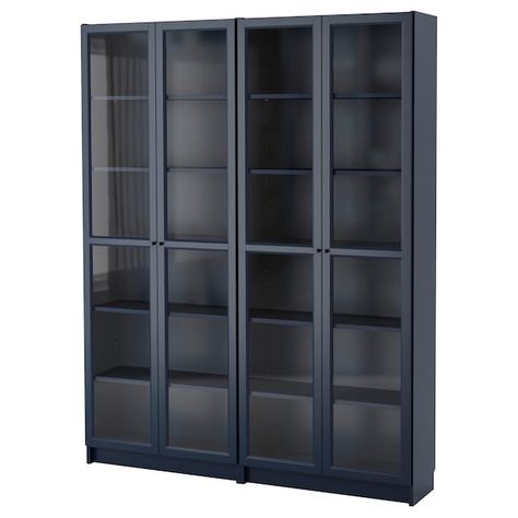 billy bookcases - Search - IKEA Hemnes Bookcase, Billy Oxberg, Billy Ikea, Bookcase With Glass Doors, Ikea Billy Bookcase, Bookcase Design, Ikea Billy, Billy Bookcase, White Bookcase