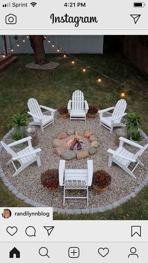 Outdoor Fire Pit Area, Fire Pit Landscaping, Backyard Renovations, Backyard Remodel, Magic Garden, Diy Backyard Landscaping, Ideas Backyard, Backyard Inspiration, Backyard Diy Projects