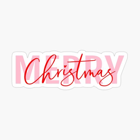 Christmas Logo Ideas, Pink Christmas Stickers, Aesthetic Christmas Stickers, Christmas Aesthetic Stickers, Christmas Sticker Ideas, Christmas Stickers Aesthetic, Christmas Stickers Png, Cute Christmas Stickers, Christmas Stickers Printable