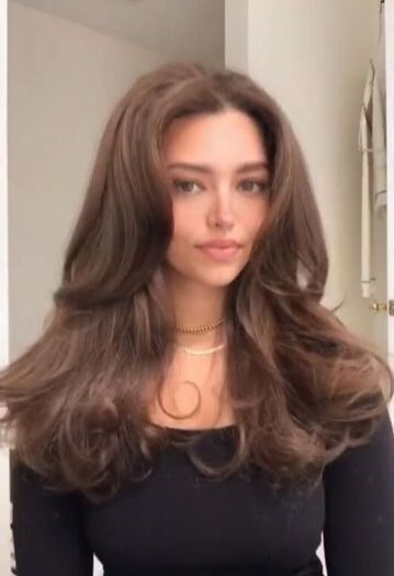 90s Blowout Hair, Volume Haircut, 90s Haircuts, Puffy Hair, Hairstyles For Layered Hair, Blowout Hair, 90s Hairstyles, Haircuts For Medium Hair, Long Brown Hair