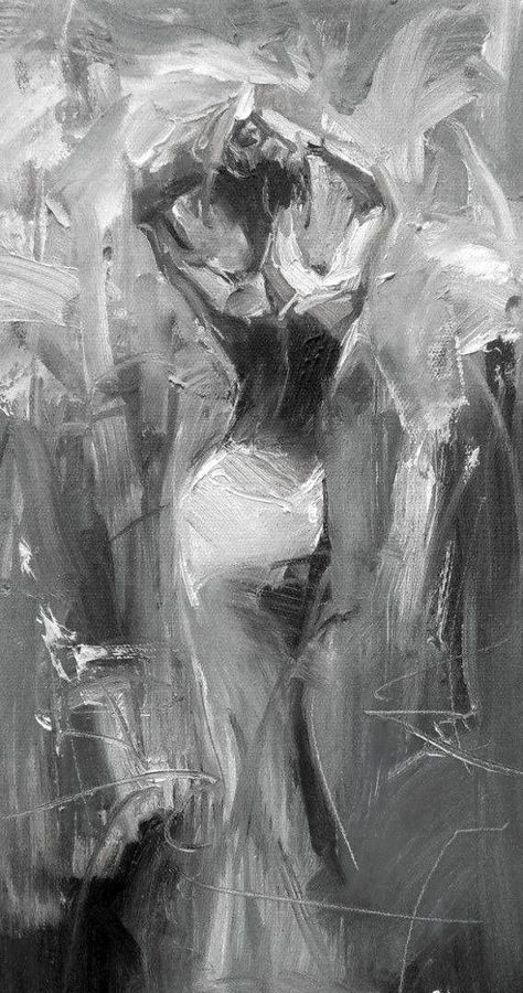 Soyut Sanat Tabloları, Female Art Painting, Black And White Painting, Romantic Art, Art Inspiration Painting, Life Drawing, Surreal Art, Figure Painting, Figurative Art