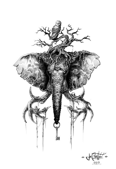 Elephant Tattoo Design, Kunst Tattoos, Tattoo Zeichnungen, Inspiration Tattoos, Geniale Tattoos, Elephant Tattoo, Elephant Tattoos, Elephant Art, Tattoo Design Drawings