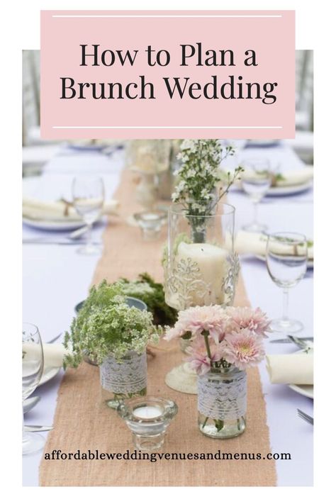 Brunch Wedding Cocktail Hour, Brunch Wedding Cocktails, Wedding Brunch Table Decorations, Brunch Ideas Wedding Mornings, Brunch Wedding Menu Ideas, Sunday Brunch Wedding Timeline, Brunch Wedding Ceremony, Brunch For Wedding Reception, Lunch Time Wedding