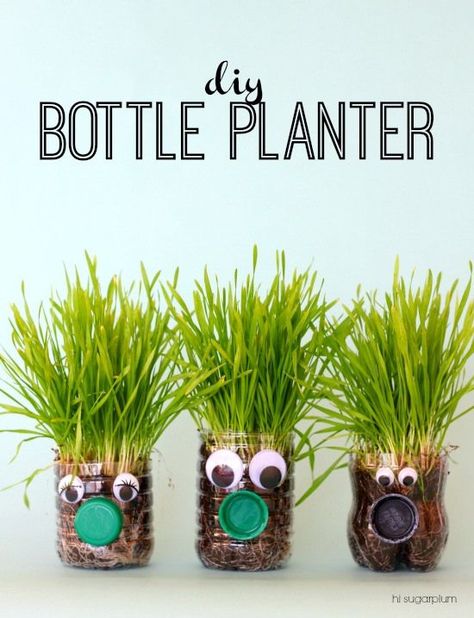 10 Fun Activities to Celebrate Earth Day in the Classroom - More Time 2 Teach Earth Week, Earth Day Projects, Mother's Day Activities, Earth Day Crafts, Earth Day Activities, Spring Activities, Diy Bottle, Science Classroom, Recycled Crafts