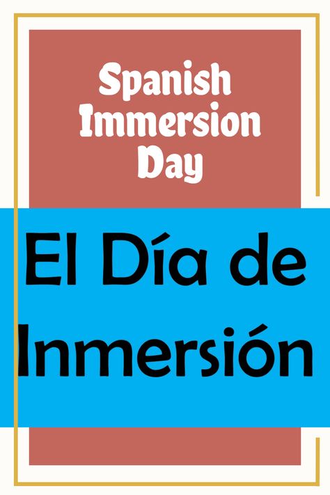 Are you looking for a step-by-step guide of how to plan a Spanish Immersion Day for your middle and high school students? Visit our website to see pictures, videos and tons of resources to plan your own! Middle School Spanish, Spanish Immersion, Speaking Activities, Spanish 1, Spanish Classroom, Cultural Activities, Spanish Class, Speaking English, How To Speak Spanish