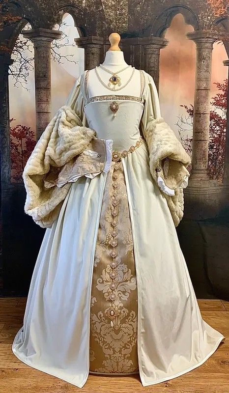 Tudor Wedding Dress, Tudor Wedding, Tudor Gown, Rose Wedding Dress, Tudor Dress, Tudor Fashion, Period Dress, Tudor Rose, Royal Dresses