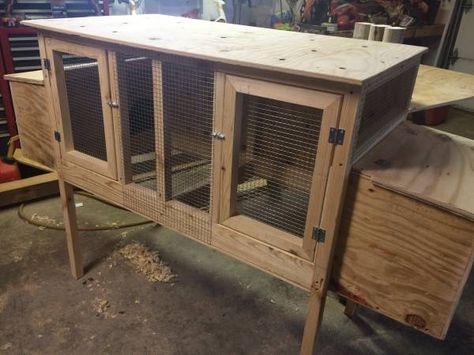 Double Rabbit Hutch Pallet Wood Rabbit Hutch, Double Rabbit Hutch, Rabbit Cages Outdoor, Diy Bunny Toys, Rabbit Hutch Plans, Diy Rabbit Cage, Large Rabbit Hutch, Diy Rabbit Hutch, Quail Coop