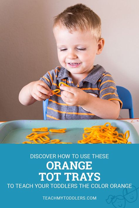 Discover how to use these orange tot trays to teach your toddlers the color orange! #toddleractivities #2yearold #crafts #activitiesathome #kids #craftsforkids #numbers #teachnumbers #childlearning #letters #parenting #kids #colors #shapes #teachideas #teach #games #fun #toddlers Activities To Do With Toddlers, Tot Trays, The Color Orange, Preschool Schedule, Social Stories Preschool, Teaching Shapes, Fun Activities For Toddlers, Toddler School, Life Skills Special Education