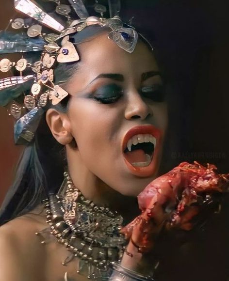 Aaliyah Pictures, Vampire Bites, Queen Of The Damned, Aaliyah Haughton, Female Vampire, Anne Rice, Aaliyah, What’s Going On, The Villain