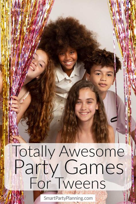 Selection of totally fun filled party games for tweens that they are guaranteed to love. These games are all budget friendly, simple to coordinate and easy to play. These tween games are perfect for birthday parties, camps or anytime a bunch of tweens are hanging together. Fun and laughter will be had by all. Girls Birthday Party Games, Girls Party Games, Funny Party Games, General Ideas, Fun Party Games, Backyard Inspo, Birthday Party Games, Party Funny, Birthday Games