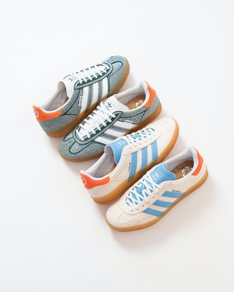 Sean Wotherspoon's Is DroppingHemp adidas Gazelle Shoes Sean Wotherspoon Adidas, Adidas Collaboration, Adidas Gazelles, Adidas Gazelle Indoor, Sean Wotherspoon, Adidas Models, Adidas Shoes Mens, Gq Style, Shoes Photography