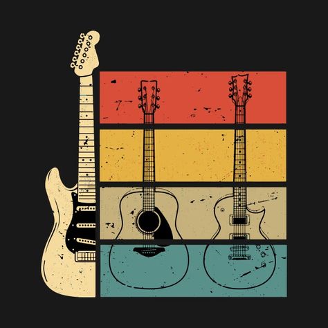 Tumbler Backgrounds, Retro Style Posters, Drums Sheet, Drum Sheet Music, Guitar Posters, Guitar Stickers, Guitar Electric, Classic Guitar, Music Artwork