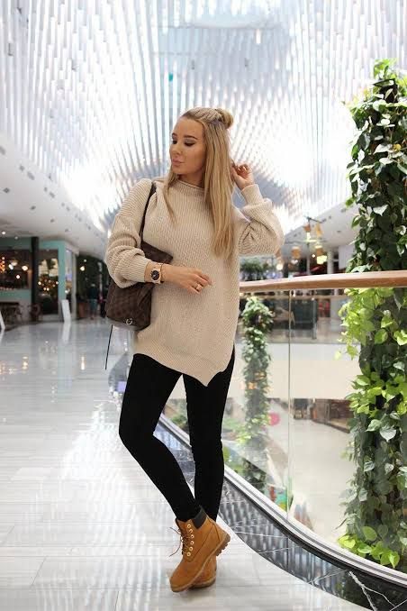 Timberland Boots Women Outfit, Timberland Outfits Women, Timbs Outfits, Timberland Outfit, Vinter Mode Outfits, Ethnic Trends, Outfit Botas, Timberland Boots Outfit, Timberland Outfits