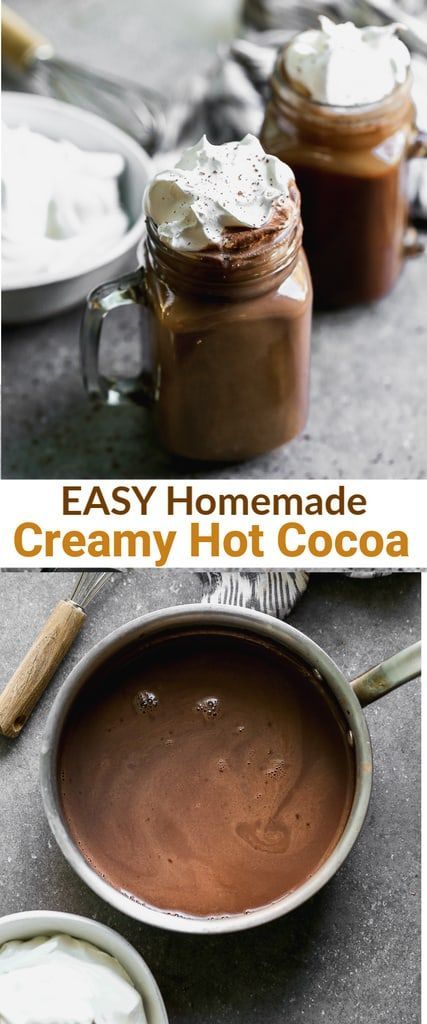 A homemade Hot Cocoa recipe to satisfy your sweet tooth and warm your soul! You'll be surprised at how easy it is to make a cup of homemade hot cocoa. #hotcocoa #homemadehotcocoa #recipe #easy #fromscratch via @betrfromscratch Homemade Hot Cocoa Recipe, Hot Chocolate Recipe Homemade, Homemade Hot Cocoa, Chocolate Recipes Homemade, Hot Cocoa Recipe, Hot Chocolate Drinks, Cocoa Recipes, Homemade Hot Chocolate, Chocolate Caliente