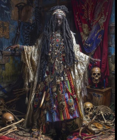 Voodoo Witch Aesthetic, Voodoo Aesthetic, Voodoo Woman, Brother Voodoo, Voodoo Witch, Black Wizard, Hoodoo Conjure, Marie Laveau, Haunted House Diy