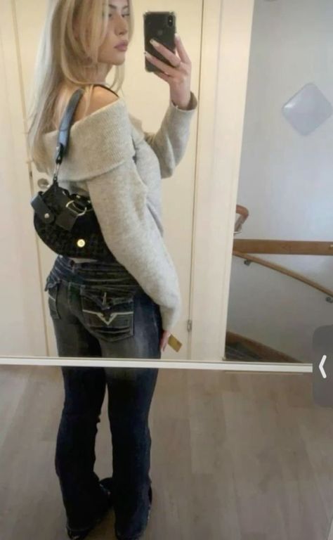 Purse Gucci, 00s Mode, Poses For Pictures Instagram, Cute Date, Black Ballet, Off The Shoulder Sweater, Outfit Inspo Casual, Date Outfit, Stockholm Style