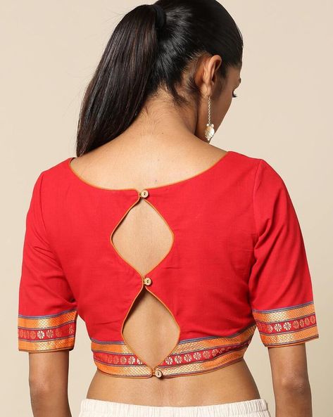 30+ Back Neck Latest Blouse Designs For You in 2022! Latest Blouse Back Neck Design, ब्लाउज बैक नेक डिजाइन, Kalamkari Blouse Designs, Blouse Back Neck Design, Boat Neck Design, Back Neck Design, Blouse Back Neck, Kalamkari Blouse, Boat Neck Blouse Design