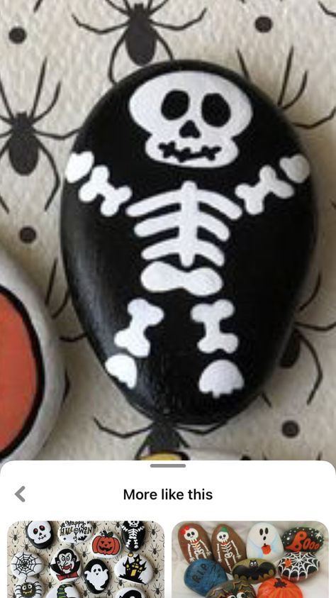 Rock Painting Flowers, Fall Rock, Diy Rock Art, Painted Rock Animals, Halloween Rocks, Stone Art Painting, Painted Rocks Kids, Painted Rocks Craft, Painted Rocks Diy