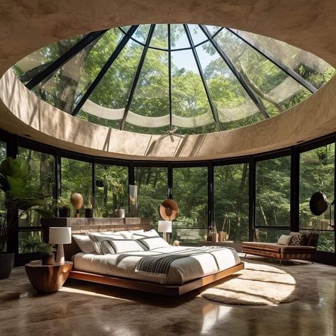 Tropical Minimalist House, Hobbit Holes, Birthing Center, Dream Life House, Casa Vintage, Dream House Rooms, Aesthetic Rooms, Unique Architecture, Life Plan