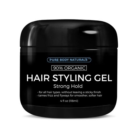 Strong Hold Hair Gel for Men - Strong Hold Hair Styling Gel invigorates the scalp and enhances a fuller head of hair. Hair Gel For Men, Veil Updo, Natural Hair Ponytail, Men Styling, Gel Hair, Hair 4c, Hair Styling Products, Mens Haircuts, 4c Natural