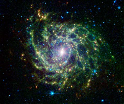 Hubble Photos, Cosmic Web, Hubble Pictures, Spitzer Space Telescope, Hubble Images, Star Formation, Nasa Jpl, Spiral Galaxy, Galaxy Pictures