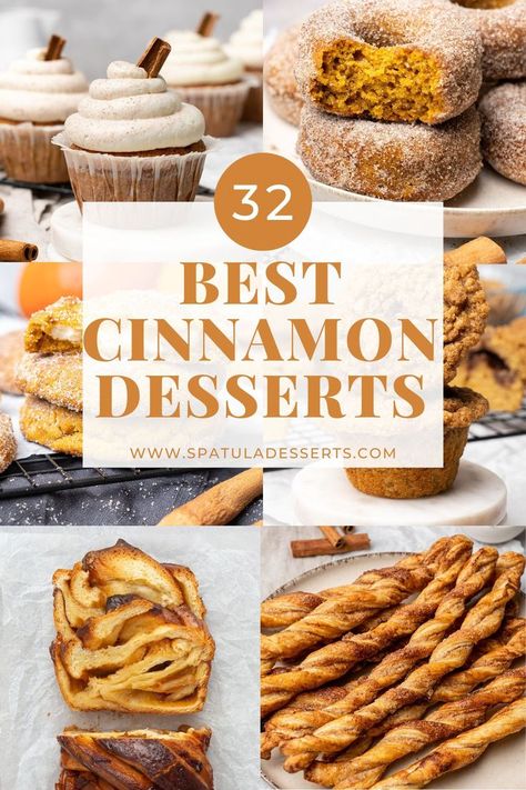 32 Best Cinnamon Desserts September Flavors, Recipes With Cinnamon, Cinnamon Dessert Recipes, Cinnamon Sugar Desserts, Cinnabon Rolls, Cinnamon Desserts, Cinnamon Crunch, Twisted Recipes, Cinnamon Roll Cake