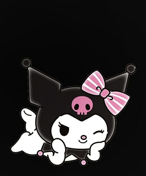 Kuromi Wallpaper, My Melody, Anime Character, Hello Kitty, Kitty, Wallpapers, Anime, Pink, Black