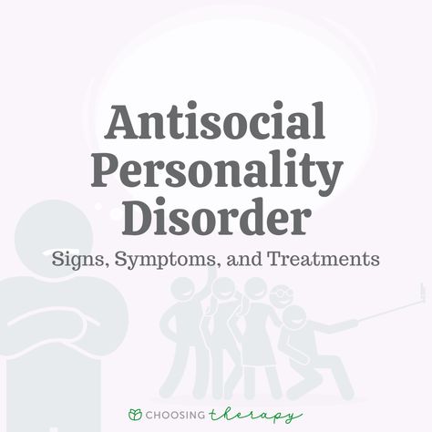 Antisocial personality disorder (ASPD) is characterized by a pervasive disregard for and violation of the rights of others. ASPD, like all personality disorders, is a consistent pattern of behavior that deviates from the expectations of the person’s culture. It is persistent, inflexible and typically stable throughout the lifespan, and leads to Antisocial Disorder, Brain Development Children, Avoidant Personality, Conduct Disorder, Oppositional Defiant Disorder, Anti Social Behaviour, Antisocial Personality, Personality Disorders, Adverse Childhood Experiences