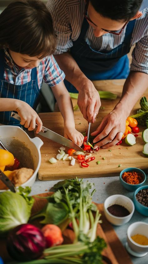 🍎🥕Get Kids Cooking!🥗👩‍🍳

Involve your child in meal prep to teach healthy eating habits and make mealtime fun. Together, you can create delicious and nutritious dishes while building lifelong skills.🍽️💪

#HealthyEating #KidsInTheKitchen #MealPrep #ParentingTips #HealthyHabits #FamilyCooking #EarlyChildhoodEducation #CookingWithKids #FoodFun #NutritionForKids Soup Branding, Family Eating Together, Family Cooking Together, Veggie Wash, Children Cooking, Childrens Cooking, Healthy Children, Foto Inspo, Moms Cooking