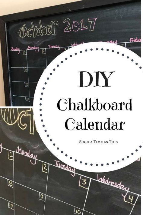 Easy DIY Chalkboard Calendar Info Center #homemaking #chalkboard #DIY Diy Chalkboard Calendar, Chalkboard Diy, Homemaker Schedule, Wall Calendar Design, Home Command Center, Chalkboard Calendar, Christian Homemaking, Diy Chalkboard, Dyi Projects