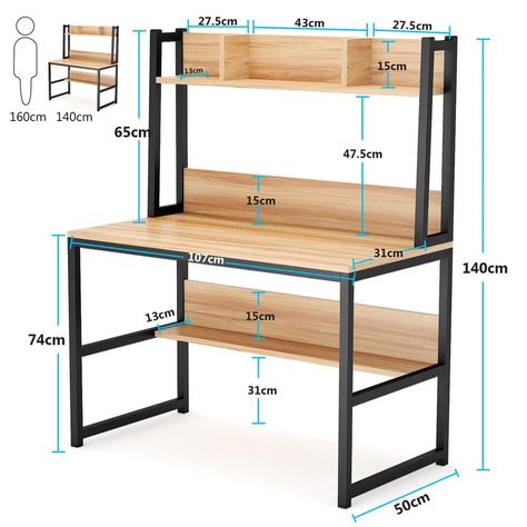 Computer Table Design, Industrial Style Desk, Iron Furniture Design, Steel Furniture Design, Welded Furniture, Metal Furniture Design, Speaker Box, Computer Table, Iron Furniture