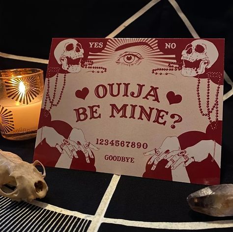 Goth Room Ideas, Spooky Valentines, Midnight Society, Weird Valentines, Be Mine Valentine, Vday Gifts, Acrylic Painting Diy, Gifts For Hubby, Gothic Gifts