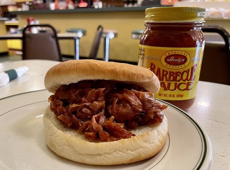 Old-school Pittsburgh foods we just can't quit, from fried bologna to chipped ham BBQ Chipped Ham Bbq Pittsburgh, Ham Barbecue, Ham Bbq, Pittsburgh Food, Fried Bologna, Bologna Sandwich, Ham Sandwich, Strawberry Pretzel Salad, Pretzel Salad