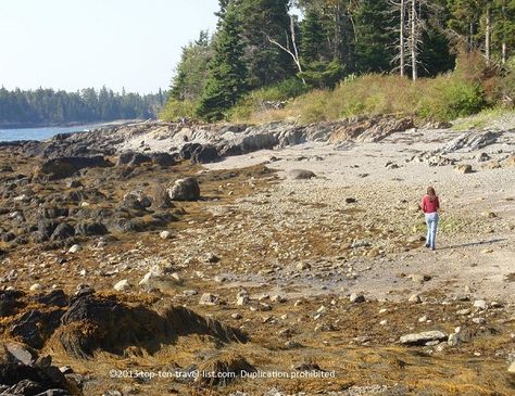 Searching for old pieces of seaglass on a beautiful beach in Islesboro, Maine #beach #seaglass Islesboro Maine, Maine Beach, Maine Beaches, Writing Retreat, Gorgeous Scenery, Summer Getaway, Family Vacations, Group Travel, Travel List