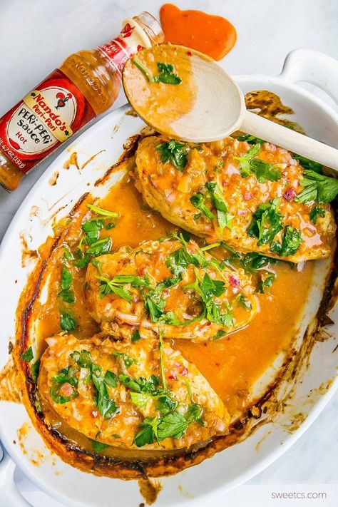 Nandos Chicken Recipe, Peri Peri Recipes, Nandos Peri Peri Chicken, Peri Peri Chicken Recipe, Nando's Chicken, Peri Chicken, Peri Peri Chicken, Bruschetta Ingredients, Top Chicken Recipes