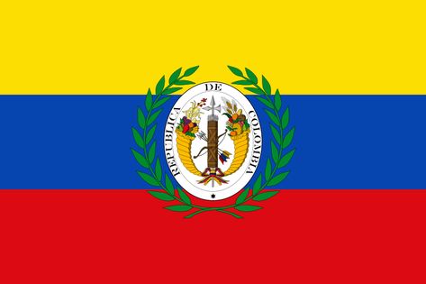 Flag of the Gran Colombia - Bandera de la Gran Colombia - Wikipedia, la enciclopedia libre Columbia Flag, Colombia Flag, Historical Flags, Italy Poster, Mexico Flag, Colombia Travel, Falling Kingdoms, All Flags, Flag Art