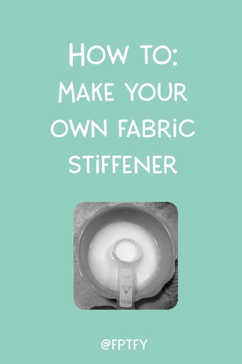 DIY Make your own fabric stiffener - Free Pretty Things For You Diy Fabric Stiffener, Make Your Own Fabric, Doily Art, Diy Glue, Mini Christmas Ornaments, Fabric Stiffener, Doilies Crafts, Easy Valentine Crafts, Felt Crafts Diy