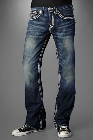 True Religion Men's Billy QT - Rusty Barrel Med Jeans True Religon Jeans, True Religion Jeans Men, Mens Bootcut Jeans, True Religion Men, Cheap Jeans, Salman Khan, True Religion Jeans, Jeans Online, Mens Fashion Trends