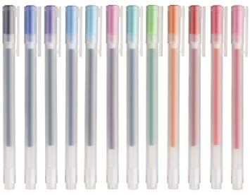 Muji Gel Ink Ballpoint Pens 0.5mm 12-colors Special Limited Set Muji Gel Pens, Muji Stationary, Muji Pens, Girl School Supplies, Gel Pens Coloring, Cute School Stationary, Pen Collection, Stationary School, Gel Ink Pens