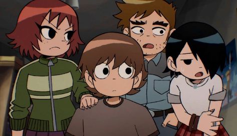 Silliest group Scott Pilgrim Anime Wallace, Wallace And Scott Pilgrim, Scott Pilgrim Screencap, Scott Pilgrim Anime Pfp, Scott Pilgrim Vs The World Anime, Matthew Patel Scott Pilgrim, Scott Pilgrim Comic Icons, Scott Pilgrim Anime, Wallace And Scott