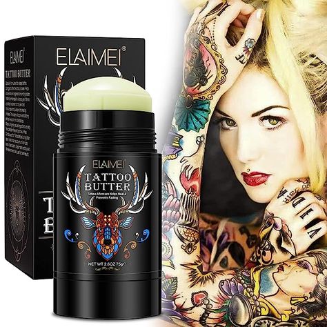 Tattoo Aftercare Butter Balm Cream Painless Color Enhancement Heals + Protects New & Old Tattoos Natural Organic Tattoo Ointment Aftercare Butter Moisturizer & Brightener Tattoo Healing Cream Tattoo Healing Cream, Tattoo Ointment, Aftercare Tattoo, Tattoo Healing, Tattoo Balm, Tattoo Goo, Organic Tattoo, Tattoo Cream, Tattoo Color