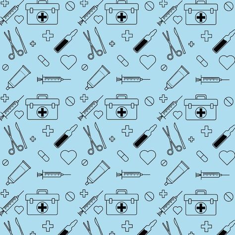 Medical Pattern Design, Tech Graphics, Medical Pattern, Medical Tech, Medical Theme, Medical Background, Scalpel, Batik Pattern, Branding Ideas