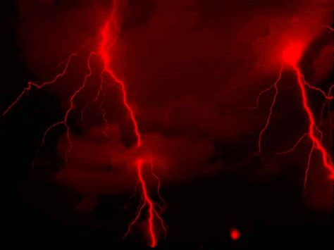 Red Lightening Red Lightning Gif, Lightning Gif, Storm Tattoo, Storm Wallpaper, Red Aesthetic Grunge, Storm Art, Red Lightning, Storm Photography, Lightning Strike