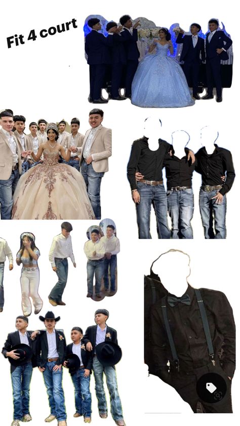 Damas And Chambelanes Outfits, Chambelanes Outfits Quinceanera Blue, Quinceanera Court Outfits, Quinceanera Chambelanes Outfits, Quince Court Outfits, Quince Chambelanes Outfits, Baby Blue Quinceanera Dresses, Chambelanes Outfits Quinceanera, Chambelan Outfits