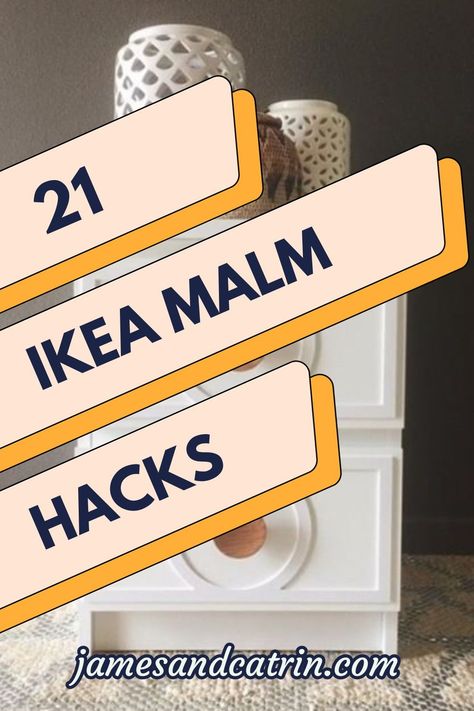 Transform your IKEA Malm dresser into a chic statement piece with these creative hacks! Explore unique ways to revamp and personalize your space. ✨ Discover storage solutions and decor tips that are both stylish and functional. Perfect for any room! #ikea #ikeamalmhacks Ikea Malm Mid Century Hack, Malm Chest Of Drawers Decor, Ikea Malm 2 Drawer Dresser Hack, Malm Hack Nightstand, Ikea Malm Bedside Table Makeover, Ikea Malm Dresser Handles, Ikea Malm Dressing Table Makeover, Ikea Malm Side Table Hack, Diy Ikea Malm Dresser