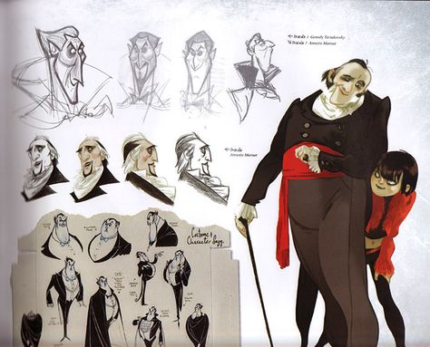 Film: Hotel Transylvania ===== Character Design: Dracula ===== Artist: Genndy Tartakovsky Dracula Design, Hotel Transylvania Characters, Moving Animation, Sony Animation, Halloween Sketches, Anatomy References, Animation Characters, Character Drawings, Character Design Sketches