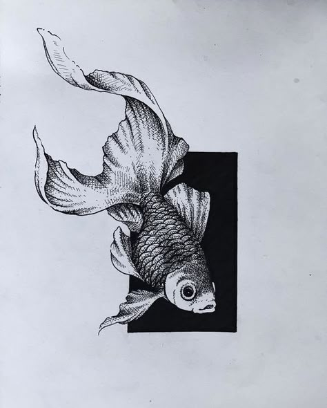 Pen Fish Drawing, Pen Artwork Sketches, Drawing Ideas Black Pen, Black Pen Drawing Artworks, A5 Sketchbook Drawings, Black Pen Art Work, Black Sketch Pen Art, Black Pen Drawing Sketches, Fish Pen Drawing