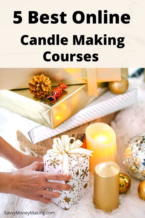 Learn how to make candles for sale or for hobby with these online classes. Candle making is a popular craft to make and sell on platforms like Etsy. Craft To Make And Sell, Diy Fun Projects, Candle Science, Fancy Candles, Craft To Make, Specialty Candles, Make Candles, Candle Making Business, Candle Supplies